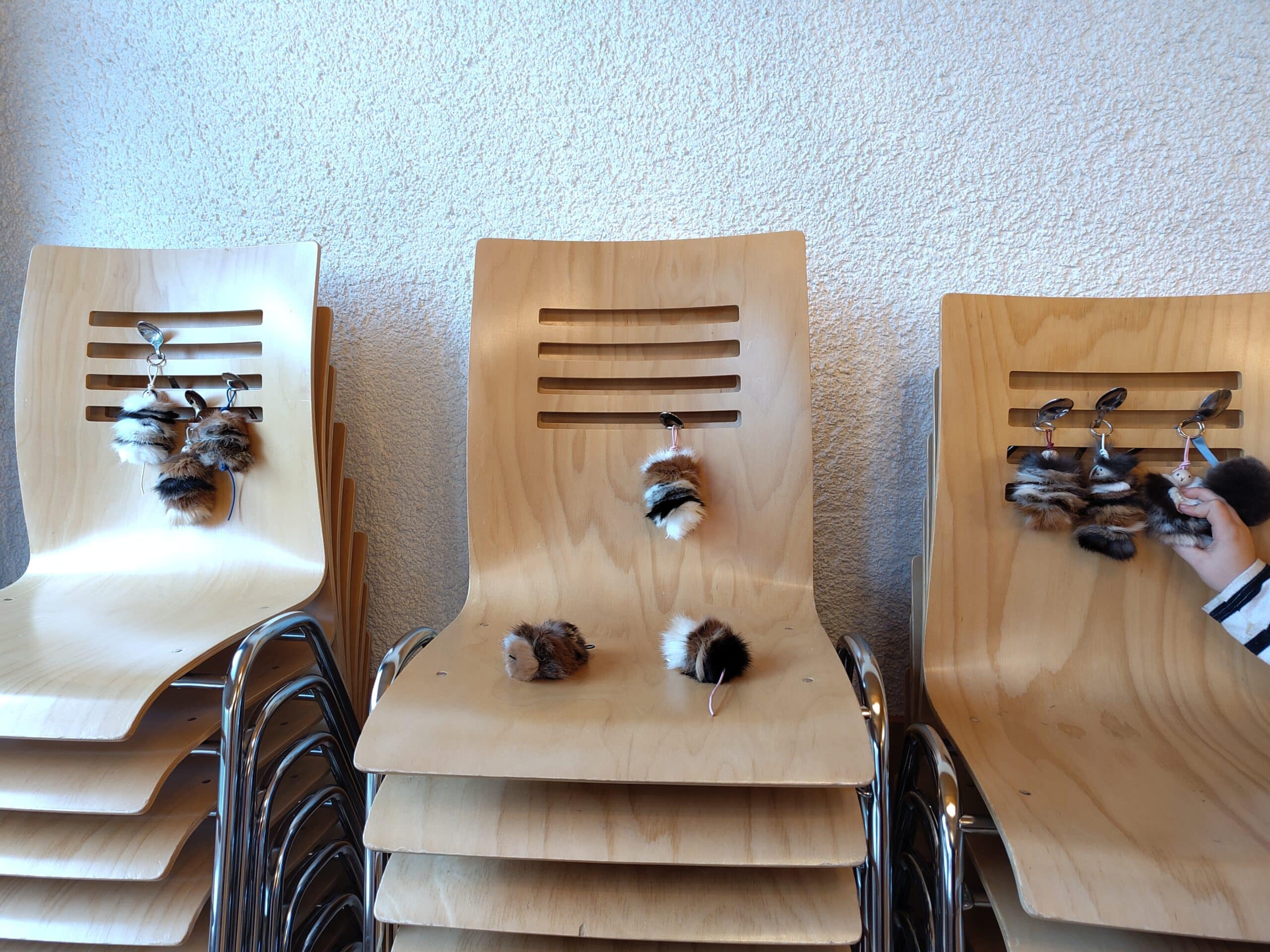 Basteln: Schlüsselanhänger aus Kaninchenfell